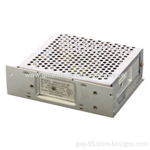 Switch Power Supply with Single Output of 12V, 60W, Measures 130 x 98 x 39mm